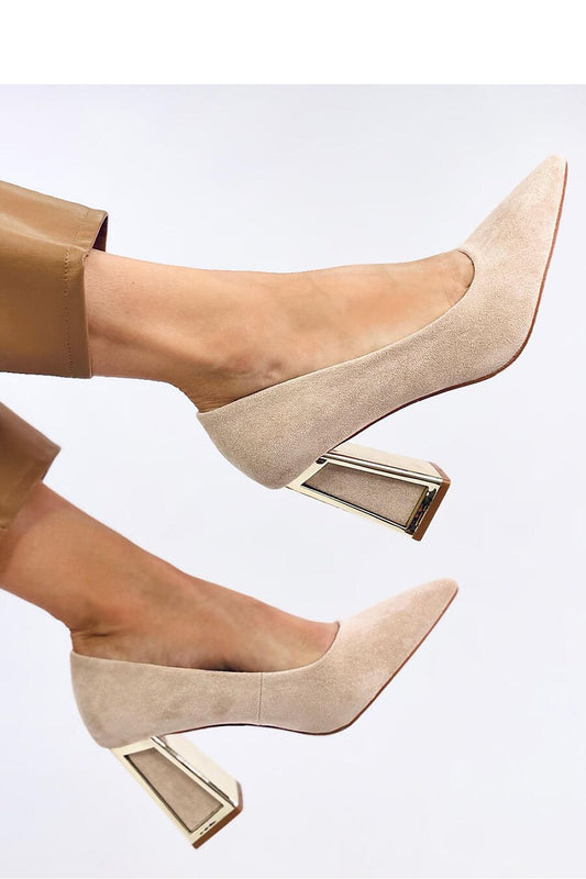 The Block-Heel Metallic