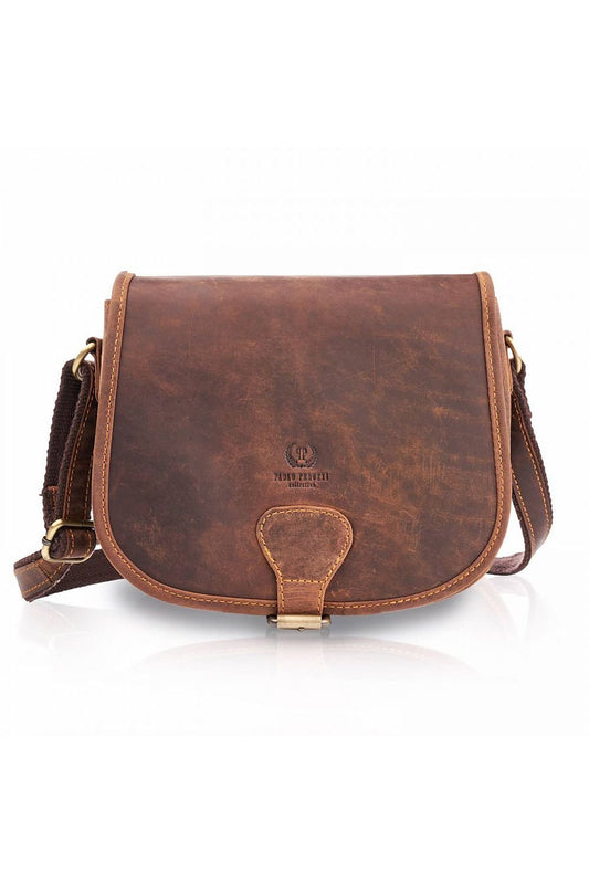 Natural Leather Messenger